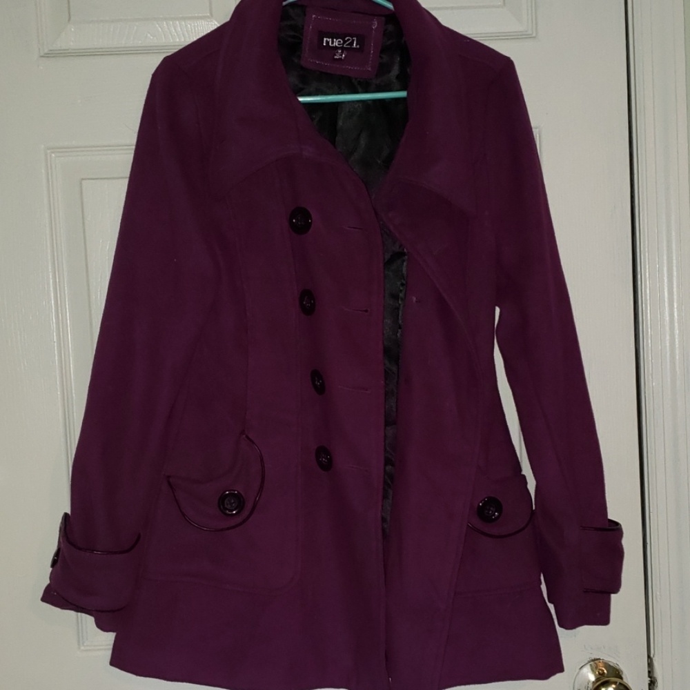 Rue 21 Purple Winter Coat